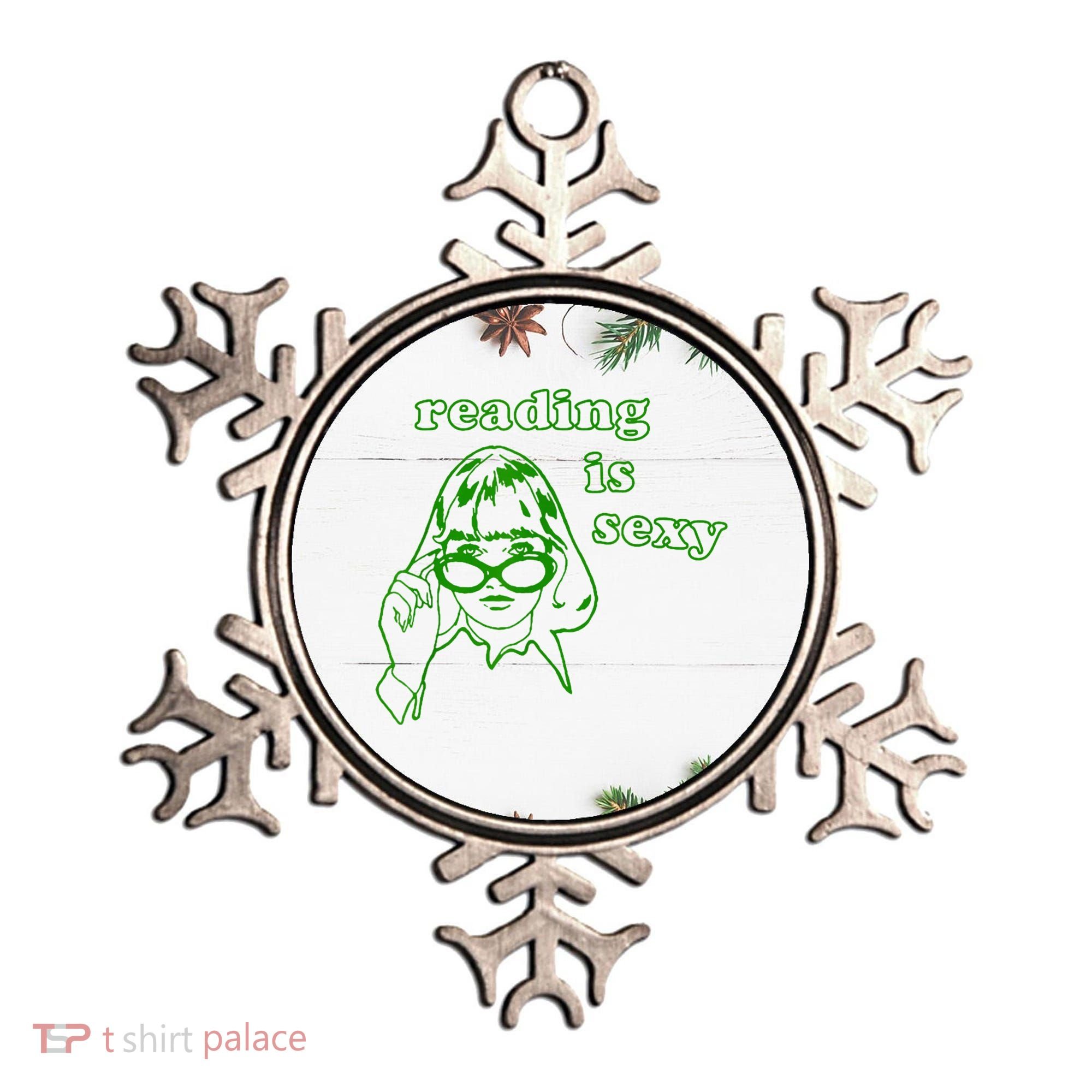 Reading Is Sexy Costume Library Women Bookworm Bookaholic Ornament