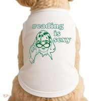Reading Is Sexy Trending Doggie Tank thumb 0