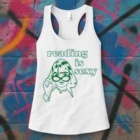 Reading Is Sexy Trending Women's Tank Top thumb 3