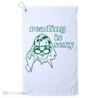 Reading Is Sexy Trending Golf Towel thumb 0