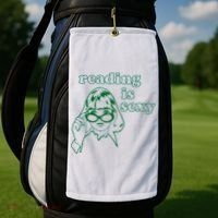 Reading Is Sexy Trending Golf Towel thumb 2