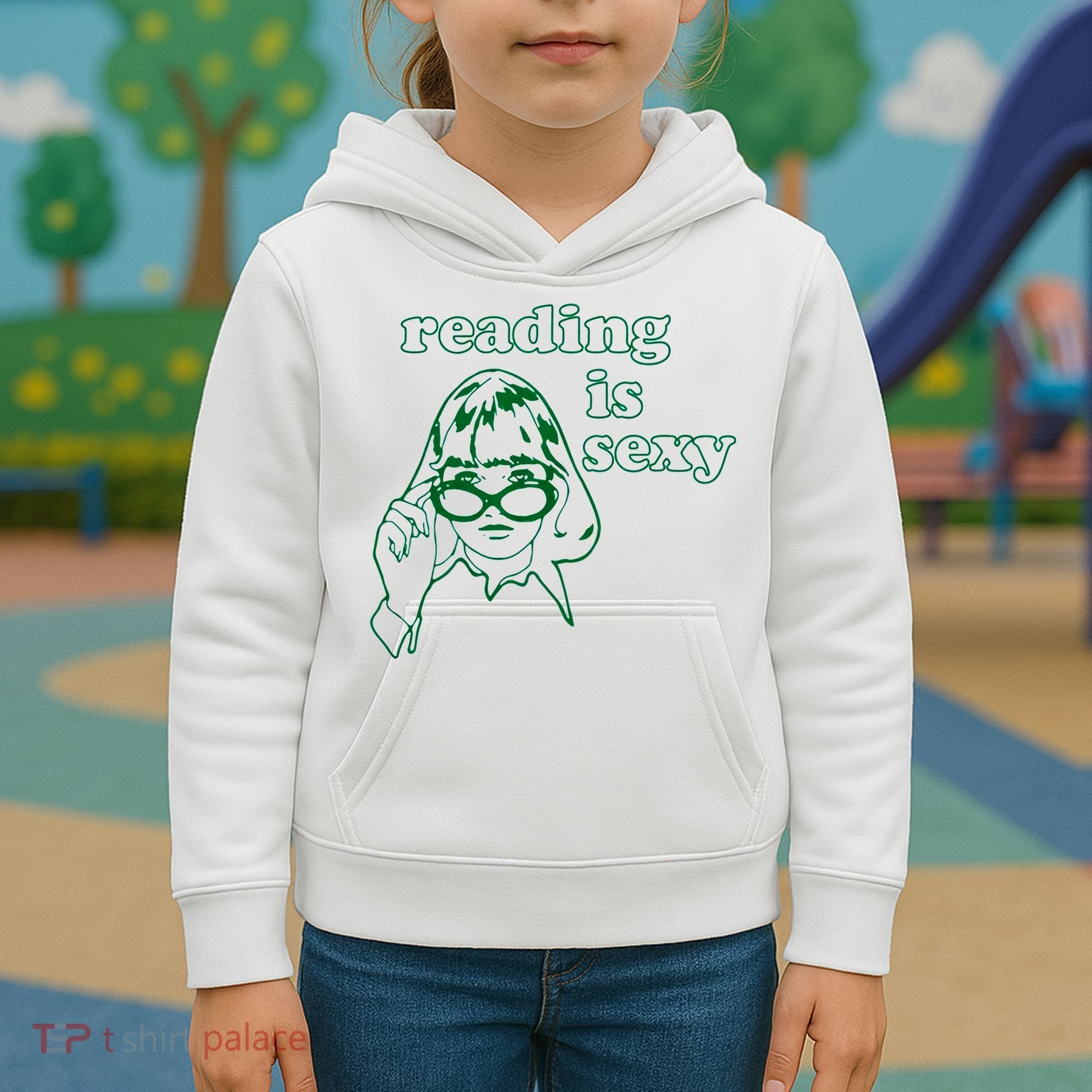 Reading Is Sexy Trending Kids Hoodie