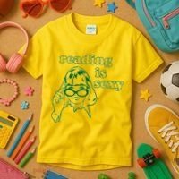 Reading Is Sexy Trending Kids T-Shirt thumb 3