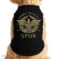 Roma Invicta Spqr Roman Eagle Distressed Doggie Tank thumb 0