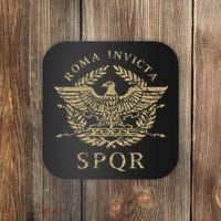 Roma Invicta Spqr Roman Eagle Distressed Coaster thumb 0