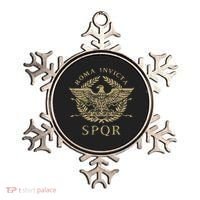 Roma Invicta Spqr Roman Eagle Distressed Ornament thumb 0