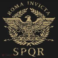 Roma Invicta Spqr Roman Eagle Distressed Short Acrylic Beanie thumb 2