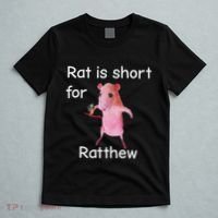 Rat Is Short For Ratthew Meme T-Shirt thumb 5