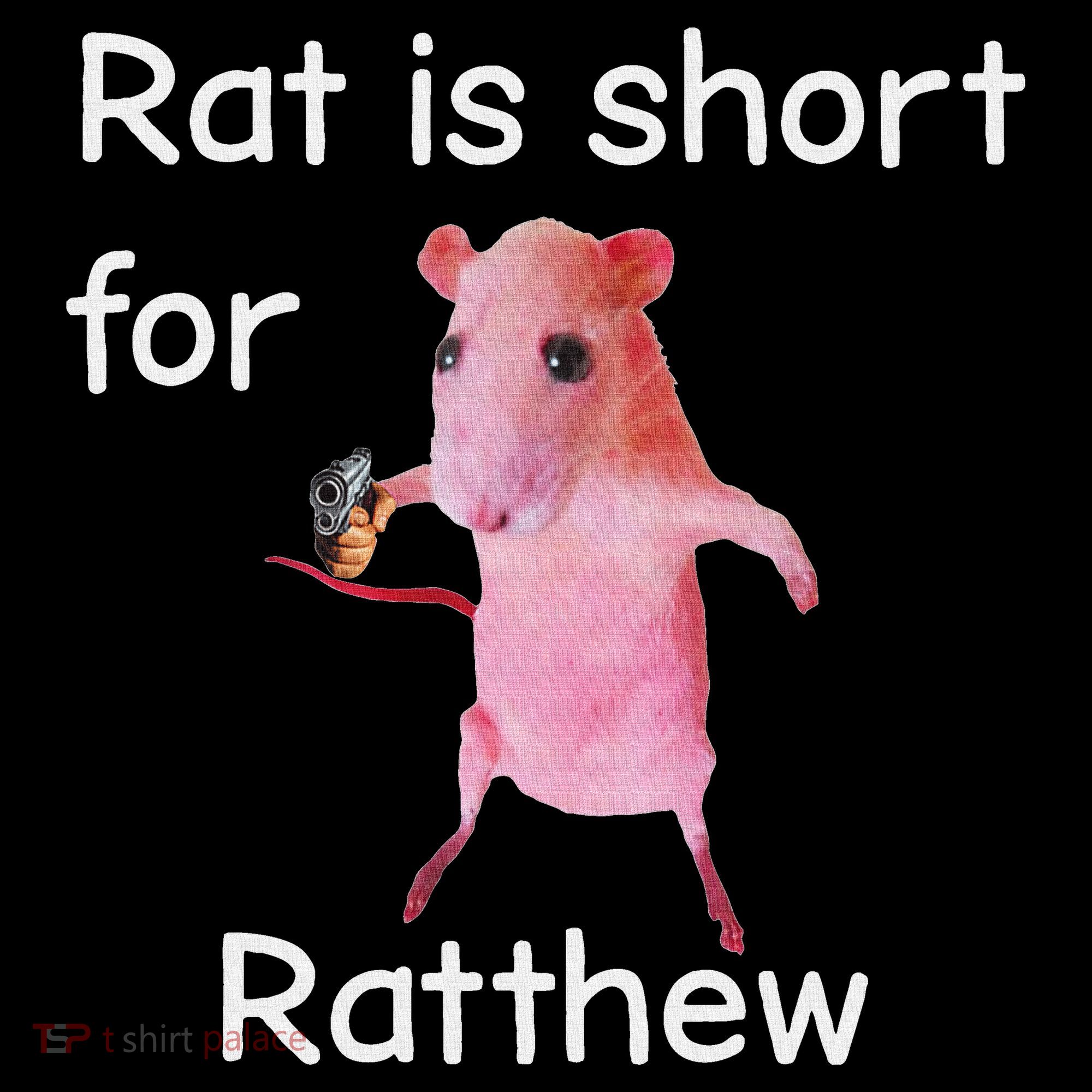 Rat Is Short For Ratthew Meme Ornament