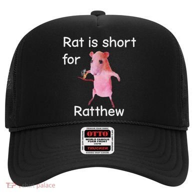 Rat Is Short For Ratthew Meme Hat
