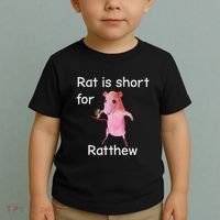 Rat Is Short For Ratthew Meme Toddler T-Shirt thumb 2