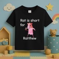 Rat Is Short For Ratthew Meme Toddler T-Shirt thumb 3