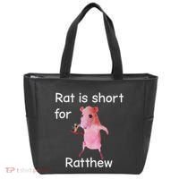 Rat Is Short For Ratthew Meme Tote Bag thumb 0