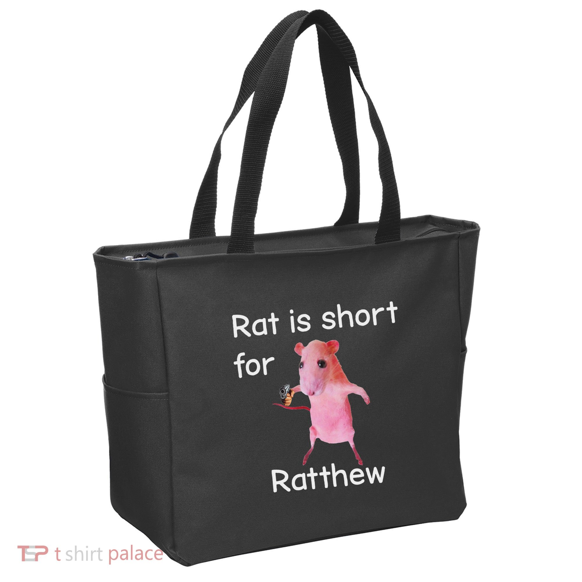 Rat Is Short For Ratthew Meme Tote Bag