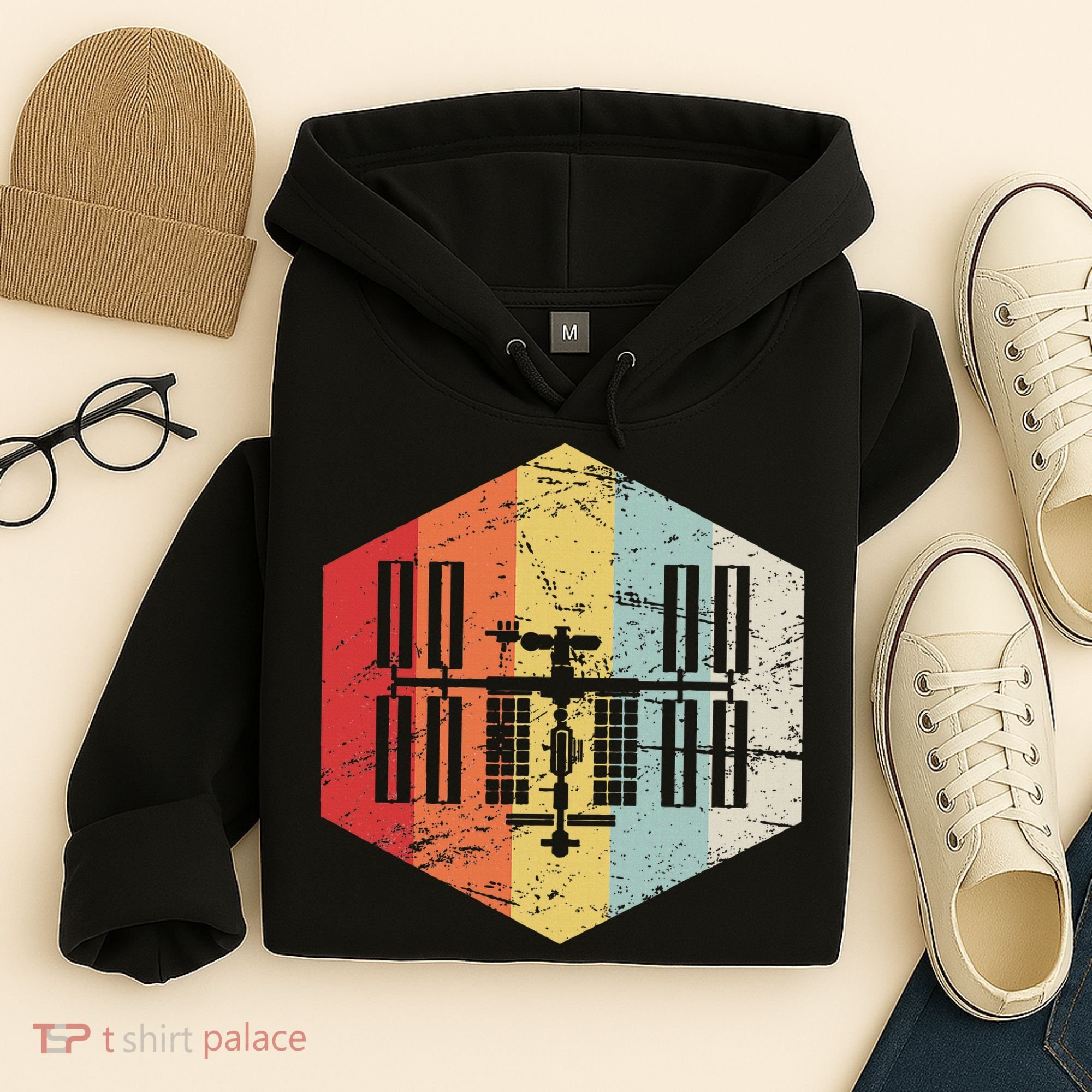 Retro International Space Station Hoodie
