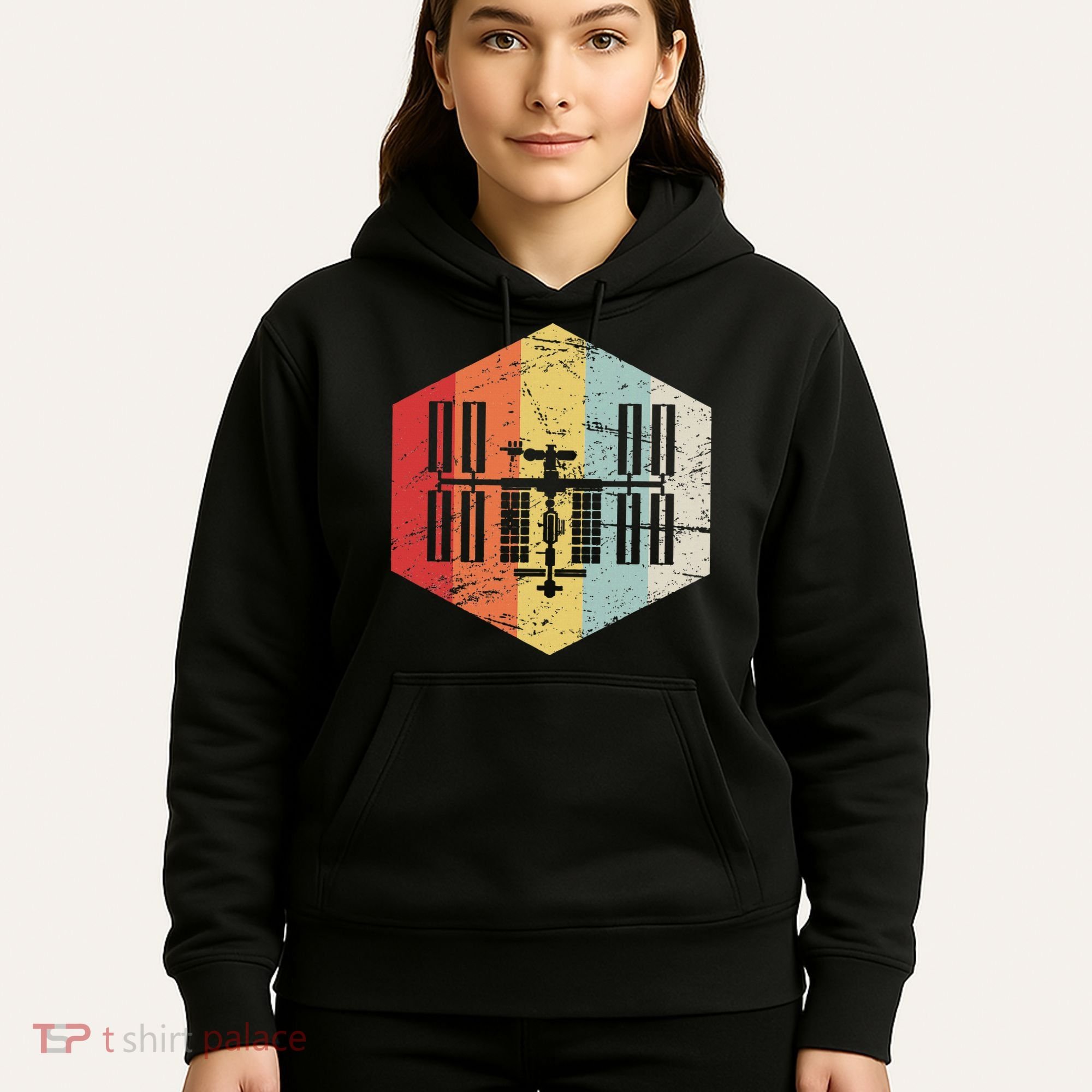 Retro International Space Station Hoodie