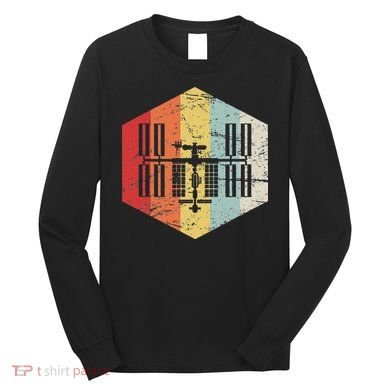 Retro International Space Station Long Sleeve Shirt
