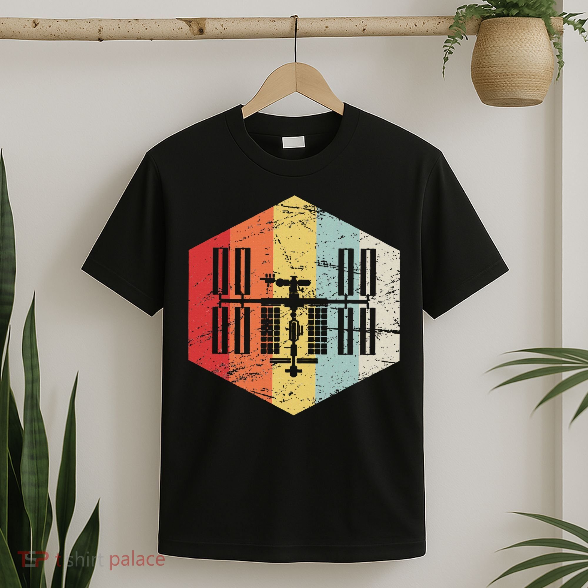 Retro International Space Station T-Shirt