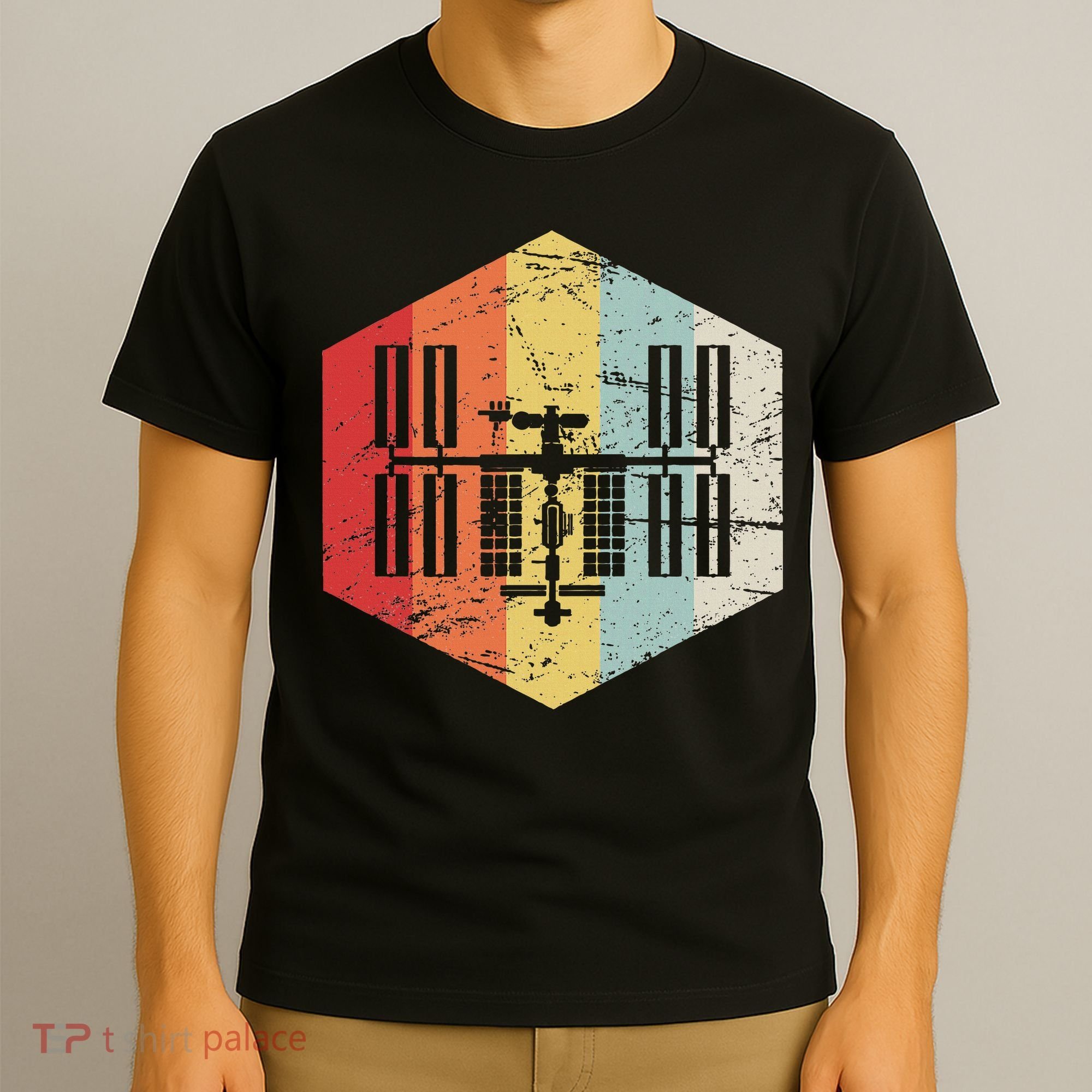 Retro International Space Station T-Shirt