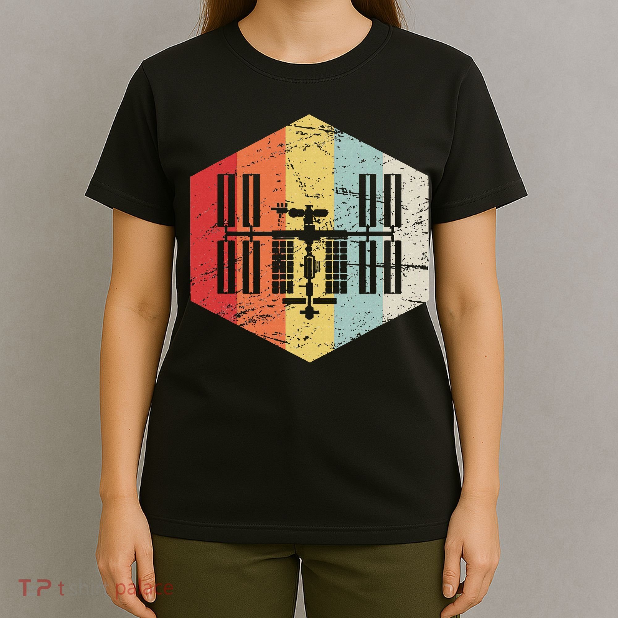 Retro International Space Station T-Shirt