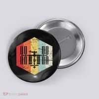 Retro International Space Station Button thumb 0