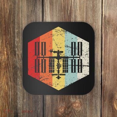 Retro International Space Station Coaster