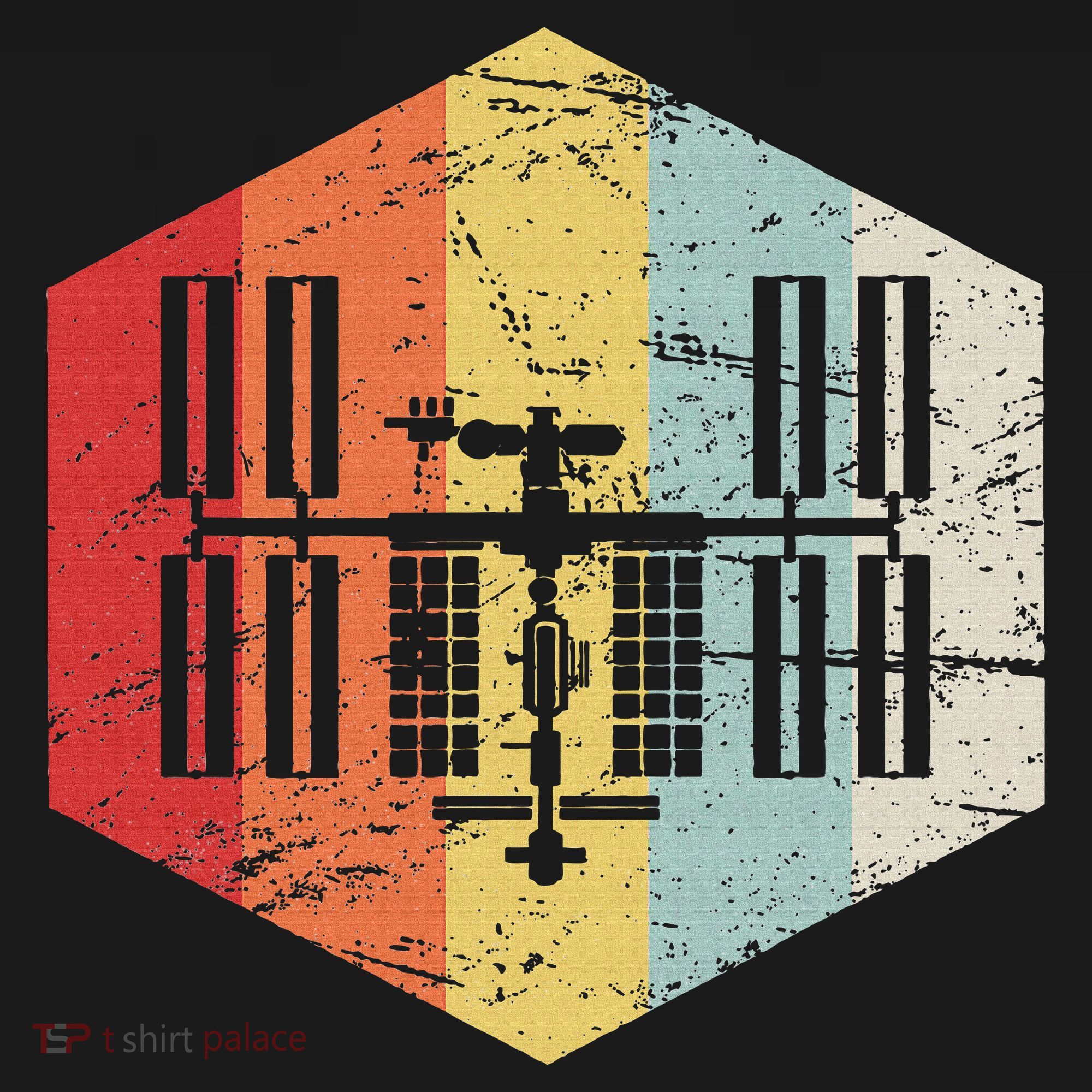 Retro International Space Station Polo