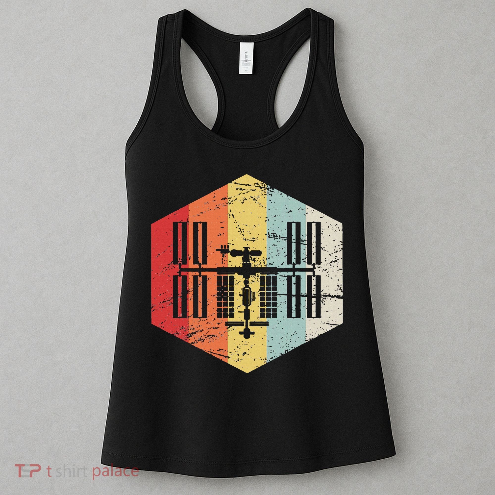 Retro International Space Station Women's Tank Top