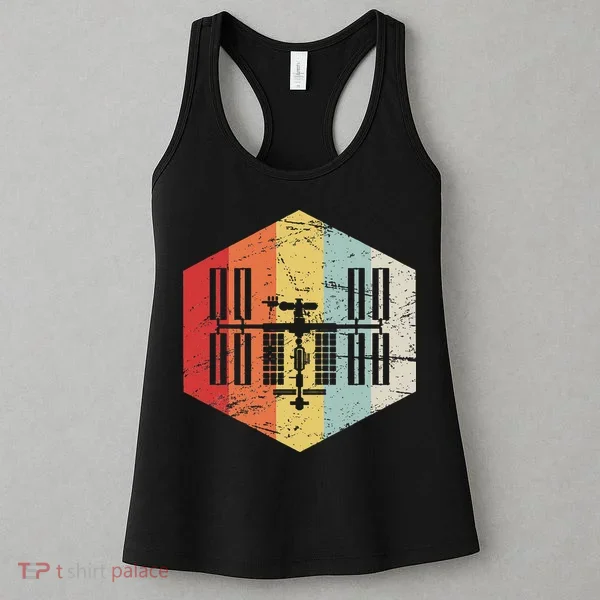 Retro International Space Station Women's Tank Top