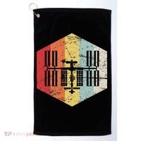 Retro International Space Station Golf Towel thumb 0