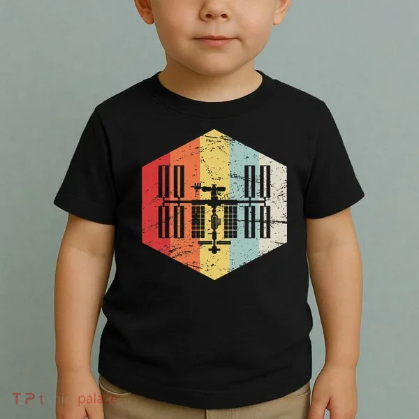 Retro International Space Station Toddler T-Shirt