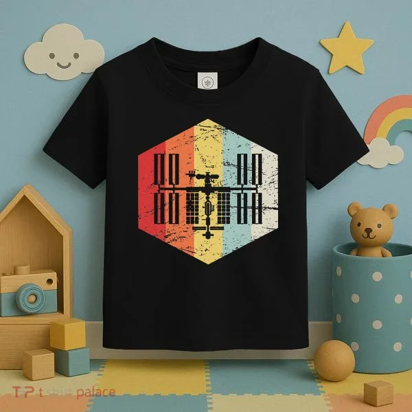 Retro International Space Station Toddler T-Shirt