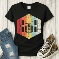 Retro International Space Station Women's T-Shirt thumb 3