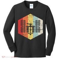 Retro International Space Station Kids Long Sleeve Shirt thumb 0