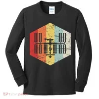 Retro International Space Station Kids Long Sleeve Shirt thumb 0