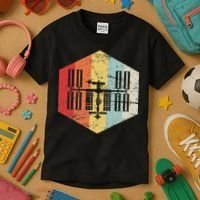 Retro International Space Station Kids T-Shirt thumb 3