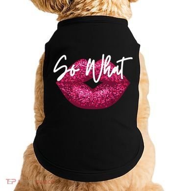 Retro I So What Funny Doggie Tank