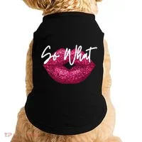 Retro I So What Funny Doggie Tank thumb 0