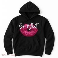 Retro I So What Funny Hoodie thumb 0