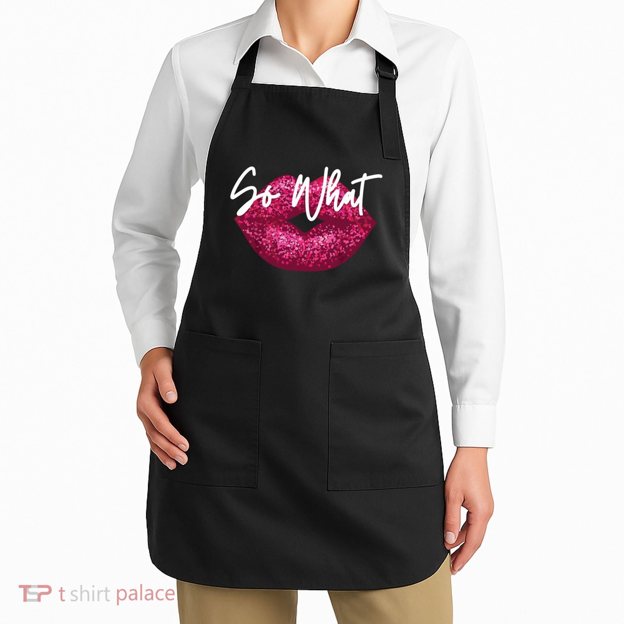 Retro I So What Funny Apron