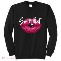 Retro I So What Funny Sweatshirt thumb 0