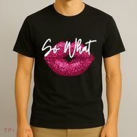 Retro I So What Funny T-Shirt thumb 3