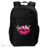 Retro I So What Funny Backpack thumb 0