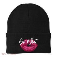 Retro I So What Funny Beanie thumb 0
