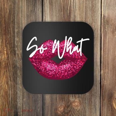 Retro I So What Funny Coaster
