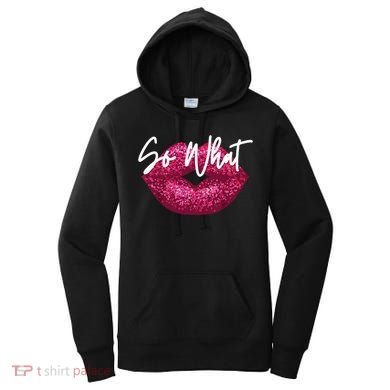 Retro I So What Funny Women's Hoodie