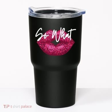 Retro I So What Funny Tumbler