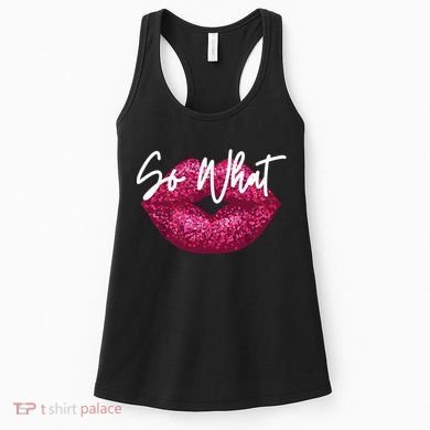 Retro I So What Funny Women's Tank Top