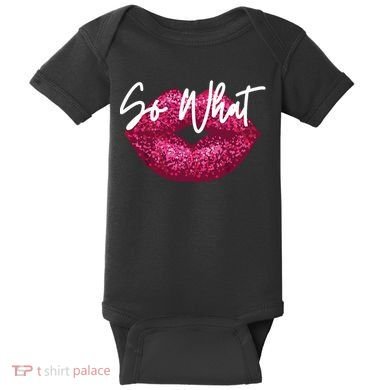 Retro I So What Funny Baby Bodysuit