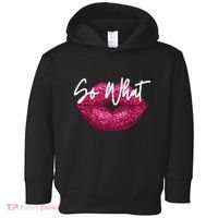 Retro I So What Funny Toddler Hoodie thumb 0